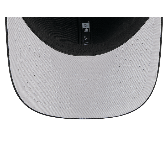 New Era Adjustable Hat OSFA / Black Adult Colorado Rockies New Era Black Replica Team Logo 9SEVENTY Stretch-Snapback Hat - Men's