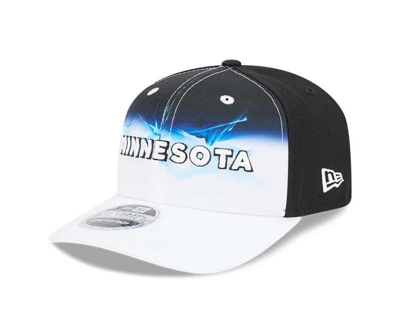 New Era Adjustable Hat OSFA / Black Adult Minnesota Timberwolves New Era Black 2024 City Edition 9SEVENTY Stretch-Snapback Hat - Men's