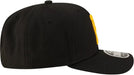 New Era Adjustable Hat OSFA / Black Adult Pittsburgh Pirates New Era Black Replica Team Logo 9SEVENTY Stretch-Snapback Hat - Men's