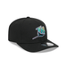 New Era Adjustable Hat OSFA / Black Adult Tampa Bay Rays Cooperstown New Era Black Replica Team Logo 9SEVENTY Stretch-Snapback Hat - Men's