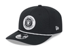 New Era Adjustable Hat OSFA / Black Las Vegas Raiders New Era Black 2024 Sideline Roper 9SEVENTY Stretch-Snapback Hat