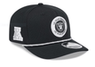 New Era Adjustable Hat OSFA / Black Las Vegas Raiders New Era Black 2024 Sideline Roper 9SEVENTY Stretch-Snapback Hat