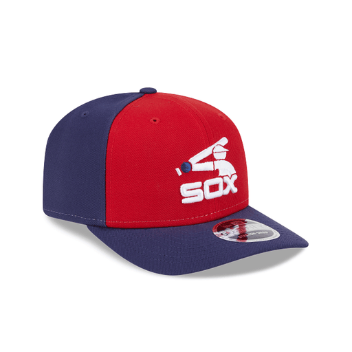 New Era Adjustable Hat OSFA / Blue Adult Chicago White Sox Alternate New Era Red/Navy Replica Team Logo 9SEVENTY Stretch-Snapback Hat - Men's