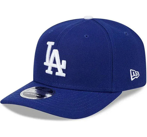 New Era Adjustable Hat OSFA / Blue Adult Los Angeles Dodgers New Era Blue Replica Team Logo 9SEVENTY Stretch-Snapback Hat - Men's
