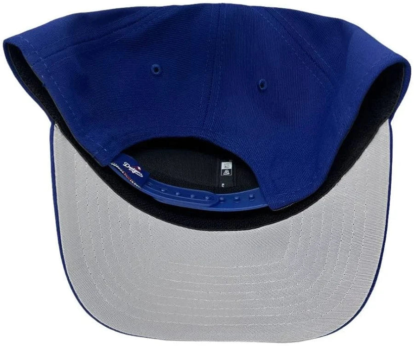 New Era Adjustable Hat OSFA / Blue Adult Los Angeles Dodgers New Era Blue Replica Team Logo 9SEVENTY Stretch-Snapback Hat - Men's