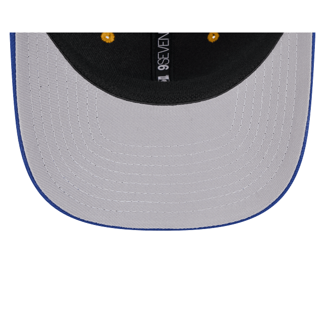 New Era Adjustable Hat OSFA / Blue Adult Milwaukee Brewers Vintage New Era Yellow/ Navy Replica Team Logo 9SEVENTY Stretch-Snapback Hat - Men's