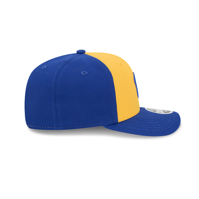New Era Adjustable Hat OSFA / Blue Adult Milwaukee Brewers Vintage New Era Yellow/ Navy Replica Team Logo 9SEVENTY Stretch-Snapback Hat - Men's