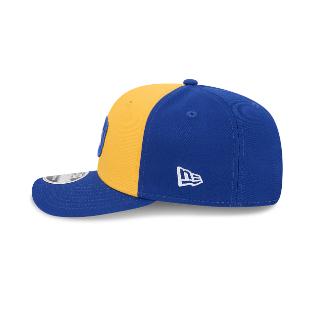 New Era Adjustable Hat OSFA / Blue Adult Milwaukee Brewers Vintage New Era Yellow/ Navy Replica Team Logo 9SEVENTY Stretch-Snapback Hat - Men's