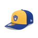 New Era Adjustable Hat OSFA / Blue Adult Milwaukee Brewers Vintage New Era Yellow/ Navy Replica Team Logo 9SEVENTY Stretch-Snapback Hat - Men's