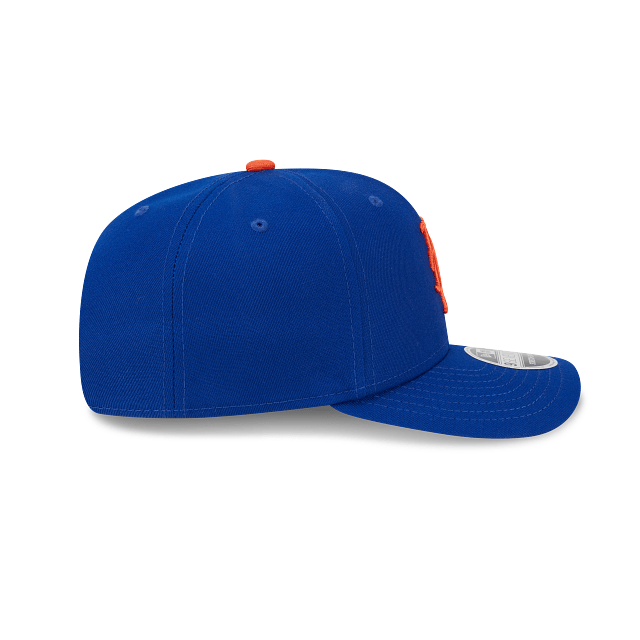 New Era Adjustable Hat OSFA / Blue Adult New York Mets New Era Blue Replica Team Logo 9SEVENTY Stretch-Snapback Hat - Men's