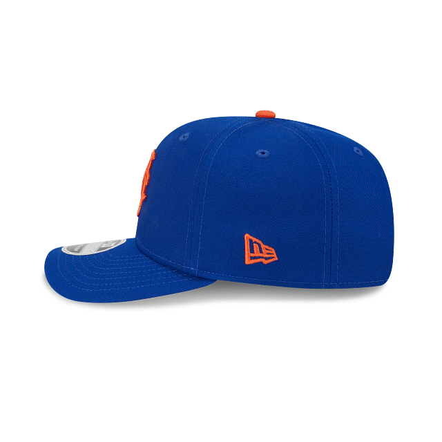 New Era Adjustable Hat OSFA / Blue Adult New York Mets New Era Blue Replica Team Logo 9SEVENTY Stretch-Snapback Hat - Men's