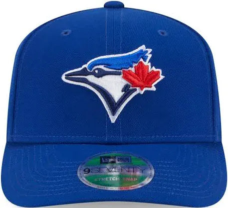 New Era Adjustable Hat OSFA / Blue Adult Toronto Blue Jays New Era Blue Replica Team Logo 9SEVENTY Stretch-Snapback Hat - Men's