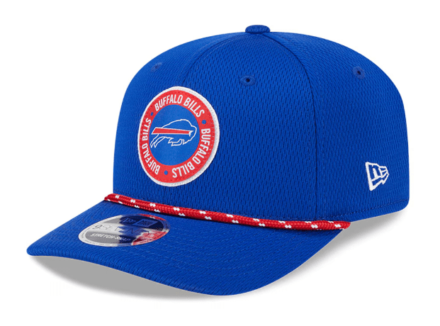 New Era Adjustable Hat OSFA / Blue Buffalo Bills New Era Blue 2024 Sideline Roper 9SEVENTY Stretch-Snapback Hat