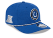 New Era Adjustable Hat OSFA / Blue Indianapolis Colts New Era Blue 2024 Sideline Roper 9SEVENTY Stretch-Snapback Hat