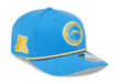 New Era Adjustable Hat OSFA / Blue Los Angeles Chargers New Era Blue 2024 Sideline Roper 9SEVENTY Stretch-Snapback Hat