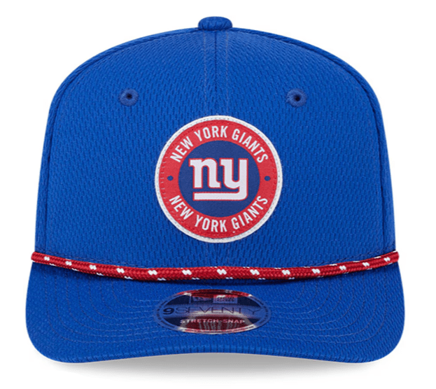 New Era Adjustable Hat OSFA / Blue New York Giants New Era Blue 2024 Sideline Roper 9SEVENTY Stretch-Snapback Hat