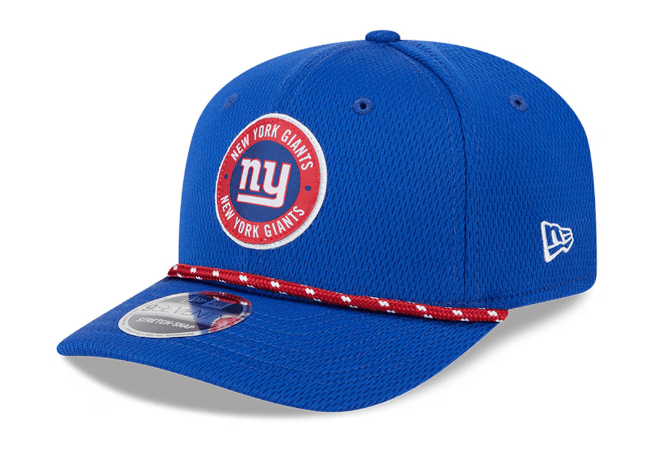 New Era Adjustable Hat OSFA / Blue New York Giants New Era Blue 2024 Sideline Roper 9SEVENTY Stretch-Snapback Hat