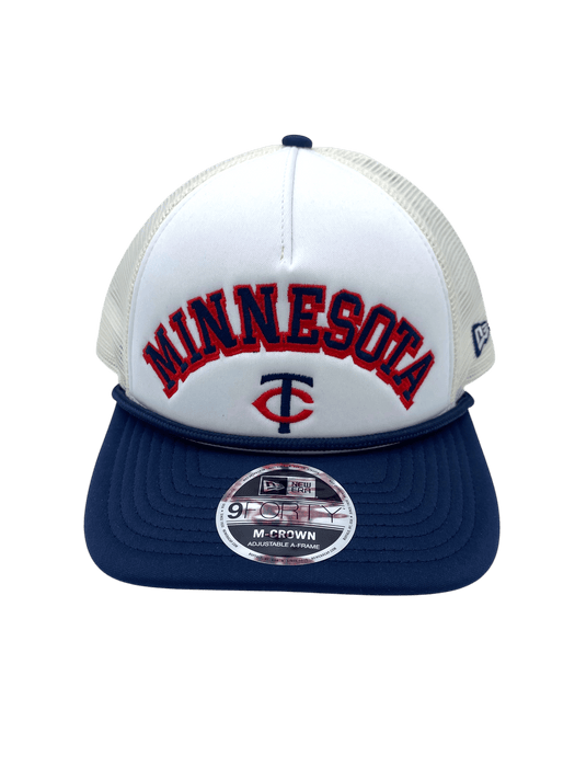 New Era Adjustable Hat OSFA / Chrome Adult Minnesota Twins New Era Chrome Spring Training 9FORTY M-Crown A-Frame Adjustable Hat - Men's