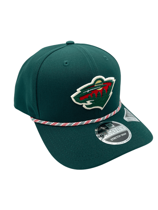 New Era Adjustable Hat OSFA / Green Adult Minnesota Wild New Era Green Multi Roper 9SEVENTY Stretch-Snapback Hat - Men's