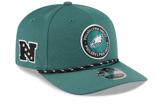 New Era Adjustable Hat OSFA / Green Philadelphia Eagles New Era Blue 2024 Sideline Roper 9SEVENTY Stretch-Snapback Hat