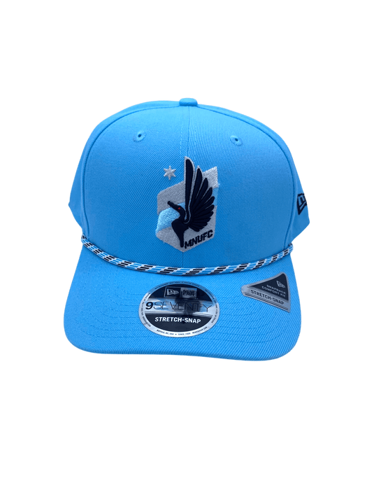 Adult Minnesota United FC New Era Light Blue Multi Roper 9SEVENTY Stretch-Snapback Hat - Men's