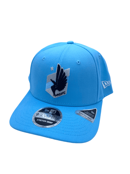Adult Minnesota United FC New Era Light Blue Basic 9SEVENTY Stretch Sn