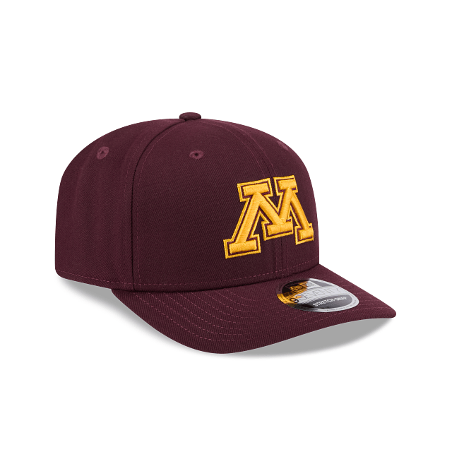 New Era Adjustable Hat OSFA / Maroon Adult Minnesota Golden Gophers New Era Maroon Replica Team Logo 9SEVENTY Stretch-Snapback Hat - Men's