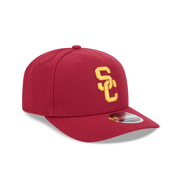 New Era Adjustable Hat OSFA / Maroon Adult USC Trojans New Era Maroon Replica Team Logo 9SEVENTY Stretch-Snapback Hat - Men's