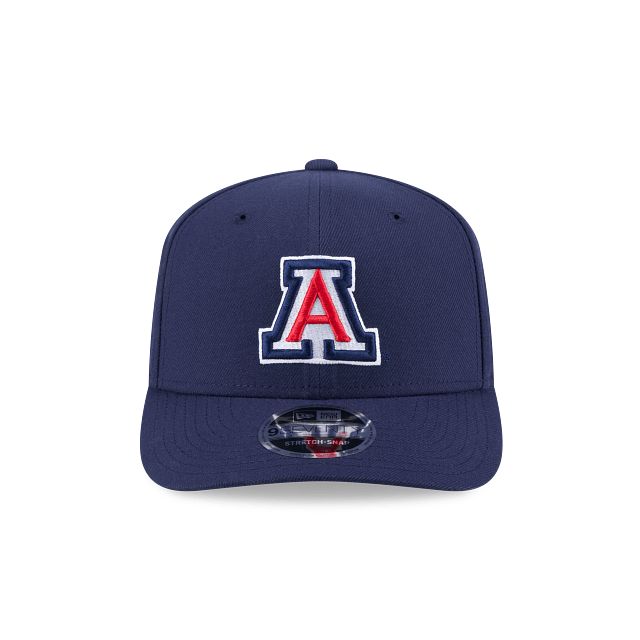 New Era Adjustable Hat OSFA / Navy Adult Arizona Wildcats New Era Navy Replica Team Logo 9SEVENTY Stretch-Snapback Hat - Men's