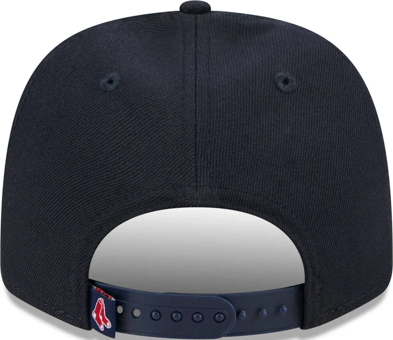 New Era Adjustable Hat OSFA / Navy Adult Boston Red Sox New Era Navy Replica Team Logo 9SEVENTY Stretch-Snapback Hat - Men's