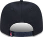 New Era Adjustable Hat OSFA / Navy Adult Boston Red Sox New Era Navy Replica Team Logo 9SEVENTY Stretch-Snapback Hat - Men's