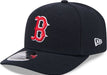 New Era Adjustable Hat OSFA / Navy Adult Boston Red Sox New Era Navy Replica Team Logo 9SEVENTY Stretch-Snapback Hat - Men's