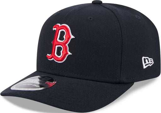 New Era Adjustable Hat OSFA / Navy Adult Boston Red Sox New Era Navy Replica Team Logo 9SEVENTY Stretch-Snapback Hat - Men's