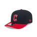 New Era Adjustable Hat OSFA / Navy Adult Cleveland Guardians New Era Navy/ Red Replica Team Logo 9SEVENTY Stretch-Snapback Hat - Men's