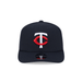 New Era Adjustable Hat OSFA / Navy Adult Minnesota Twins New Era Navy Basic 9SEVENTY Stretch-Snapback Hat - Men's