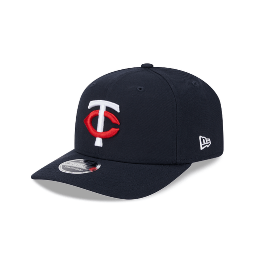 New Era Adjustable Hat OSFA / Navy Adult Minnesota Twins New Era Navy Basic 9SEVENTY Stretch-Snapback Hat - Men's