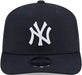 New Era Adjustable Hat OSFA / Navy Adult New York Yankees New Era Navy Replica Team Logo 9SEVENTY Stretch-Snapback Hat - Men's