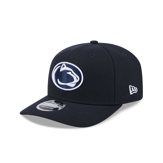 New Era Adjustable Hat OSFA / Navy Adult Penn State Nittany Lions New Era Navy Replica Team Logo 9SEVENTY Stretch-Snapback Hat - Men's