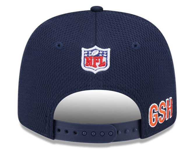 New Era Adjustable Hat OSFA / Navy Chicago Bears New Era Navy 2024 Sideline Roper 9SEVENTY Stretch-Snapback Hat