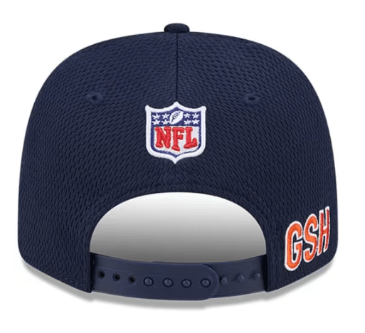 New Era Adjustable Hat OSFA / Navy Chicago Bears New Era Navy "C" 2024 Sideline Roper 9SEVENTY Stretch-Snapback Hat