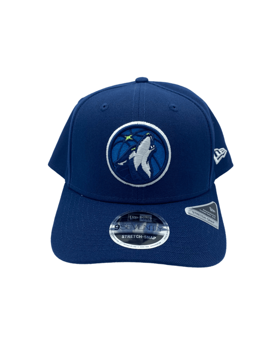 New Era Adjustable Hat OSFA / Navy Minnesota Timberwolves New Era Navy Basic 9SEVENTY Stretch-Snapback Hat