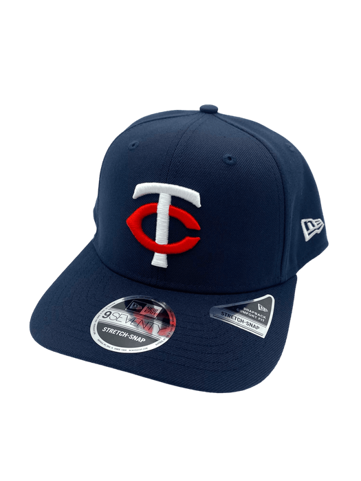 New Era Adjustable Hat OSFA / Navy Minnesota Twins New Era Navy Basic 9SEVENTY Stretch-Snapback Hat