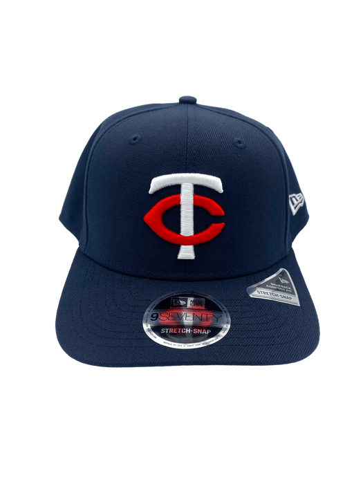 New Era Adjustable Hat OSFA / Navy Minnesota Twins New Era Navy Basic 9SEVENTY Stretch-Snapback Hat