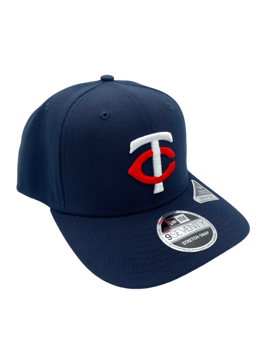 New Era Adjustable Hat OSFA / Navy Minnesota Twins New Era Navy Basic 9SEVENTY Stretch-Snapback Hat