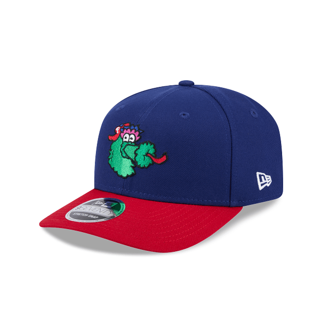 New Era Adjustable Hat OSFA / Navy/Red Adult Philadelphia Phillies Mascot New Era Navy/Red Replica Team Logo 9SEVENTY Stretch-Snapback Hat - Men's