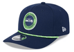 New Era Adjustable Hat OSFA / Navy Seattle Seahawks New Era Navy 2024 Sideline Roper 9SEVENTY Stretch-Snapback Hat