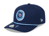 New Era Adjustable Hat OSFA / Navy Tennessee Titans New Era Navy 2024 Sideline Roper 9SEVENTY Stretch-Snapback Hat