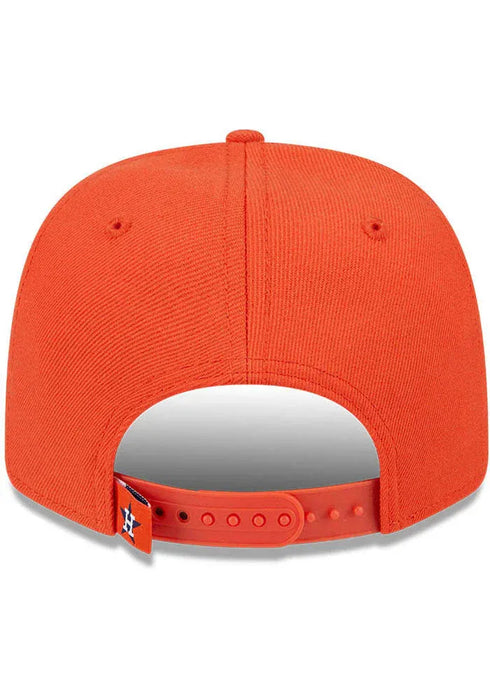 New Era Adjustable Hat OSFA / Orange Adult Houston Astros New Era Orange Replica Team Logo 9SEVENTY Stretch-Snapback Hat - Men's