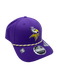 New Era Adjustable Hat OSFA / Purple Adult Minnesota Vikings New Era Purple Multi Roper 9SEVENTY Stretch-Snapback Hat - Men's