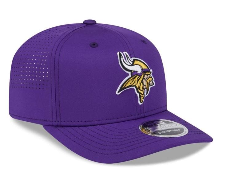 New Era Adjustable Hat OSFA / Purple Adult Minnesota Vikings New Era Purple Performance 9SEVENTY Stretch-Snapback Hat - Men's